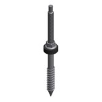 Houtdraadpen Van der Valk Stokschroef M10x200mm (voor houten Houtdraadpen Van der Valk Stokschroef M10x200mm (voor houten
